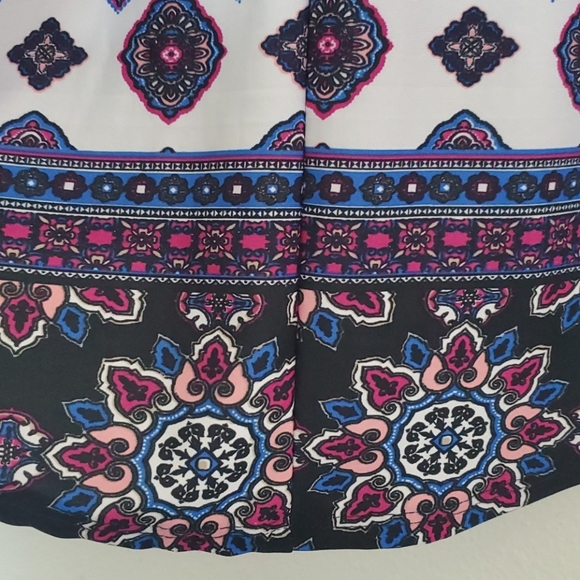 Love Spell Sleeveless Print Top L - Picture 7 of 9